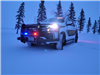 A Polk County cruise patrolling on a snowy day.
