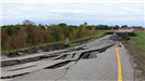 State Highway Landslide East of Crookston