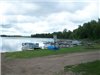 Boats Docked at Cross Lake-Tilberg Park