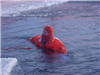 Officer Practicing Ice Rescue