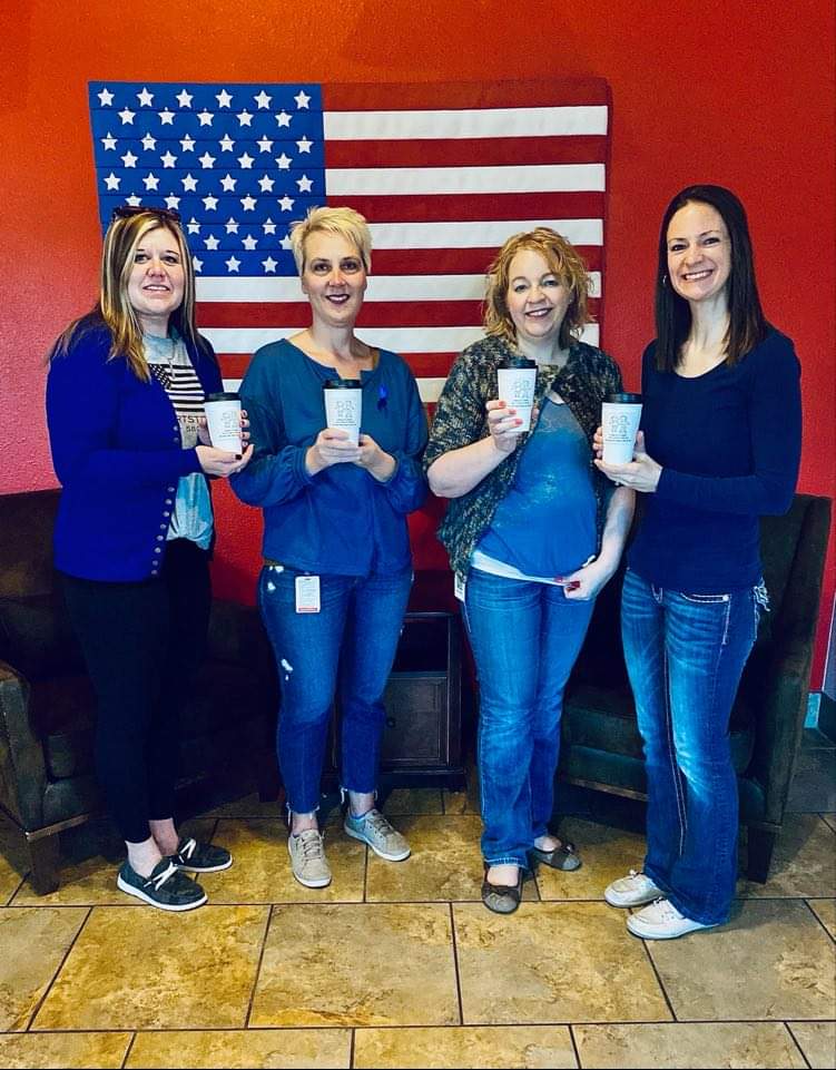 Child Abuse Prevention Month Coffee Sleeve Awareness Project