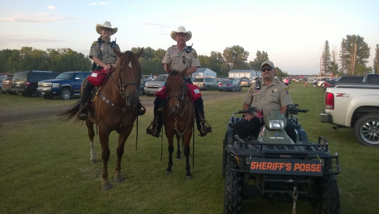 Polk County Mounted Posse on Horses 