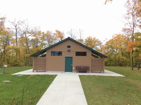 Cross Lake-Tilberg Park Restroom Shelter