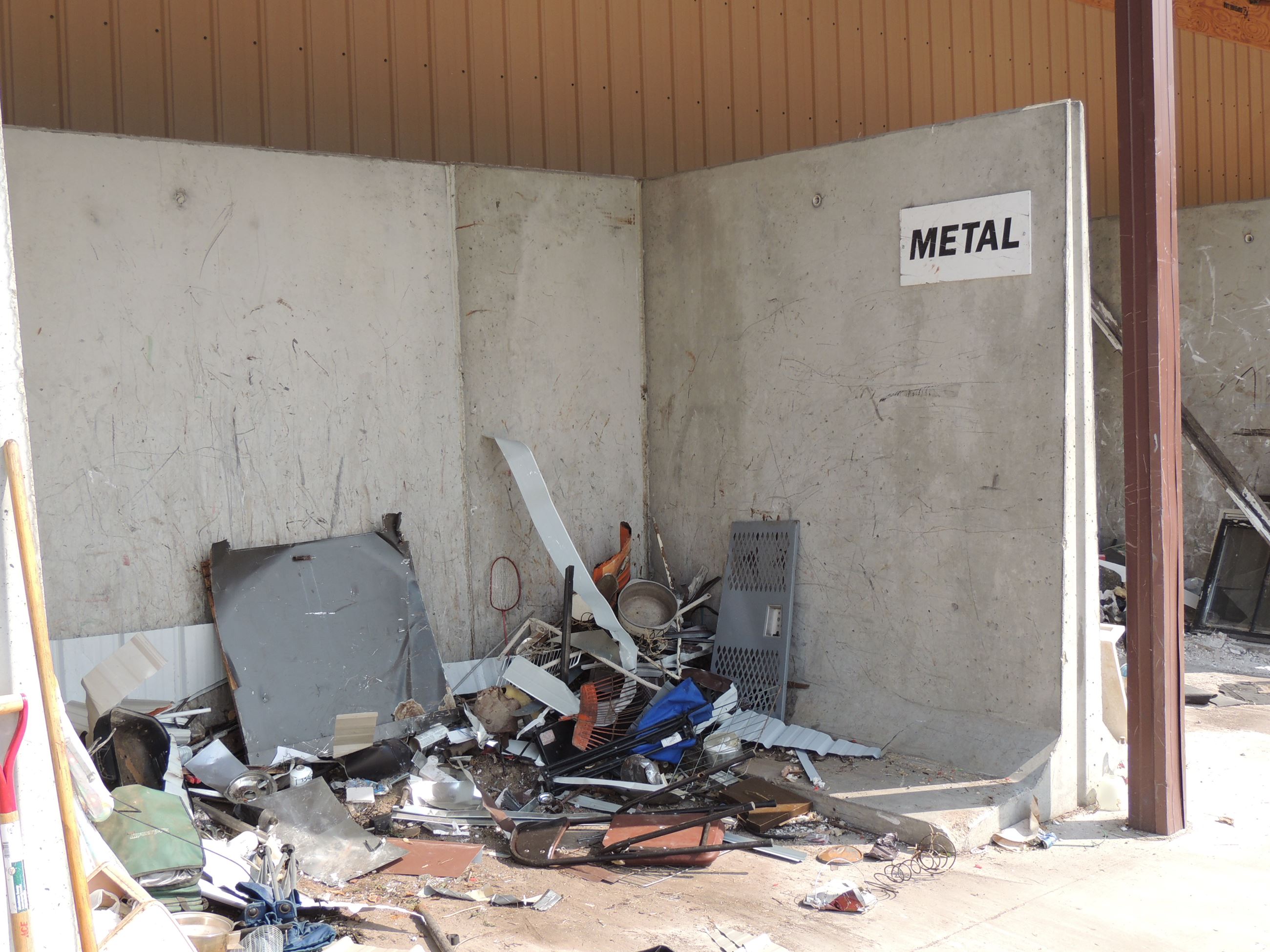 Metal Drop-Off Area